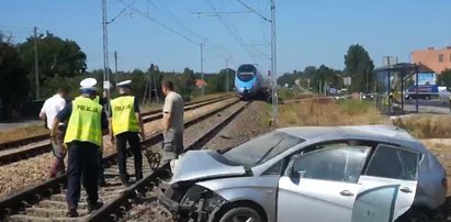 Pendolino skasowało osobówkę [FILM]