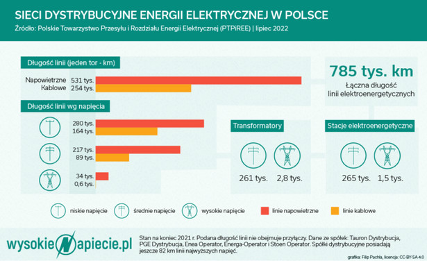 Sieci dystrybucyjne energii elektrycznej w Polsce