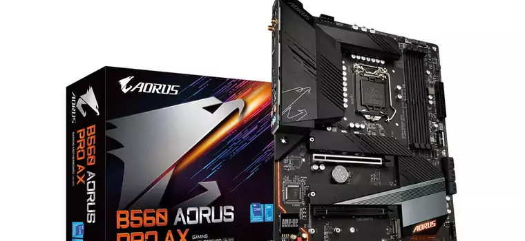 Płyty główne Gigabyte B560 Aorus pozwolą podkręcić Core i9-11900K do 5,1 GHz na wszystkich rdzeniach