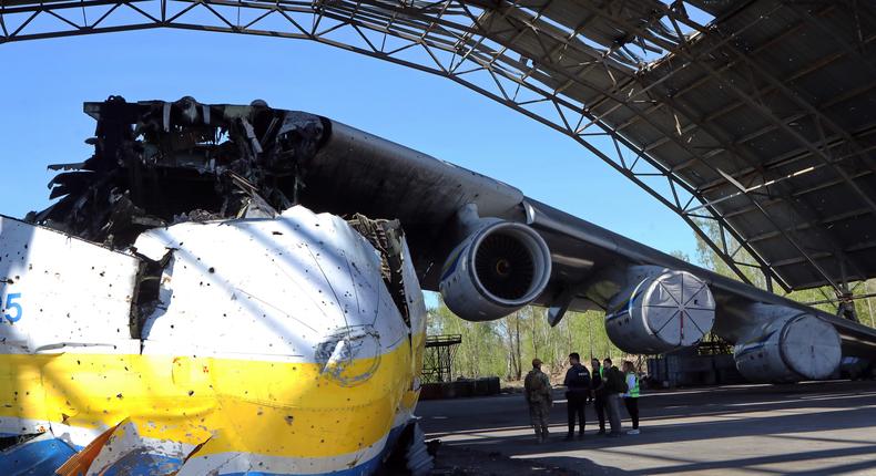 The Antonov An-225 Mriya was destroyed in a Russian attack.