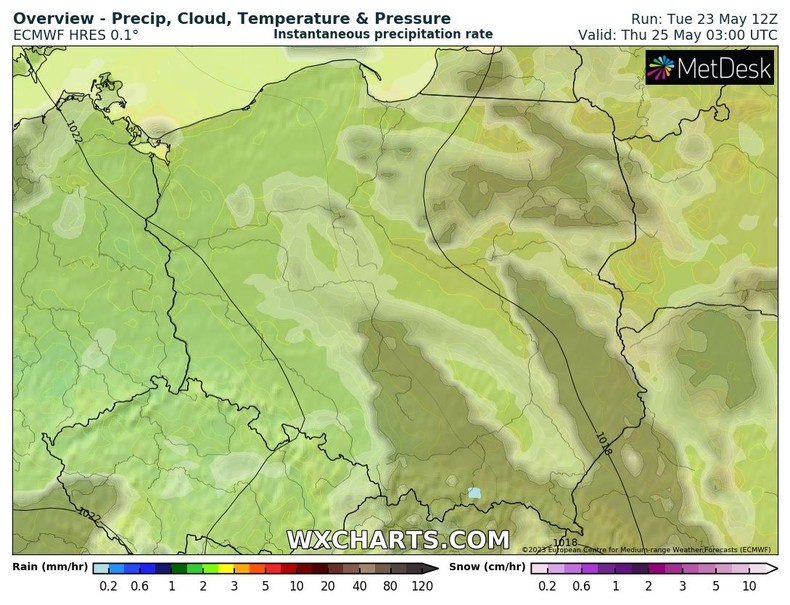 W nocy opady zanikną, ale na wschodzie i południu możliwe są mgły