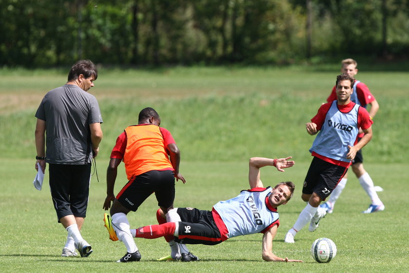 Trening zespołu Widzewa Łódź