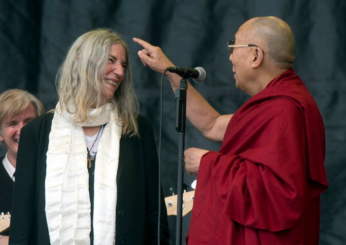 Dalai Lama i Patti Smith na Glastonbury 2015