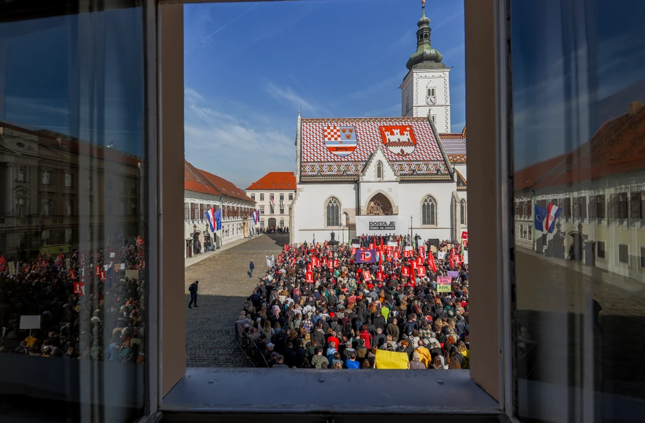 Protest u Zagrebu