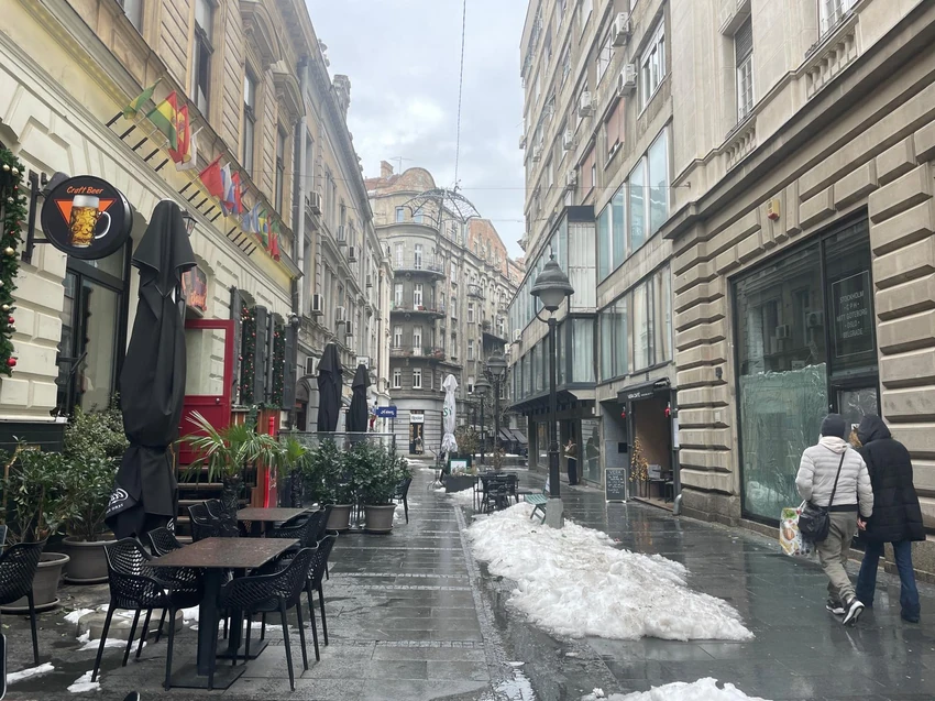 Mesto gde je pronađeno telo muškarca na Starom gradu