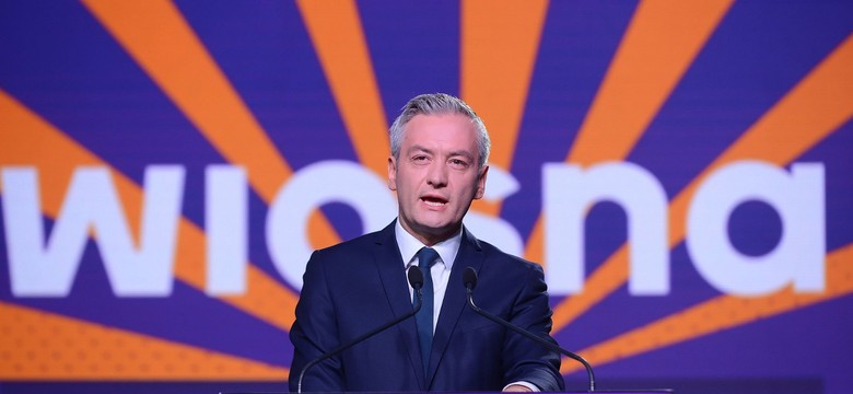 Biedroń odcina się od kandydata Wiosny z okręgu lubelskiego. "Złożył niezgodne z prawdą oświadczenie"