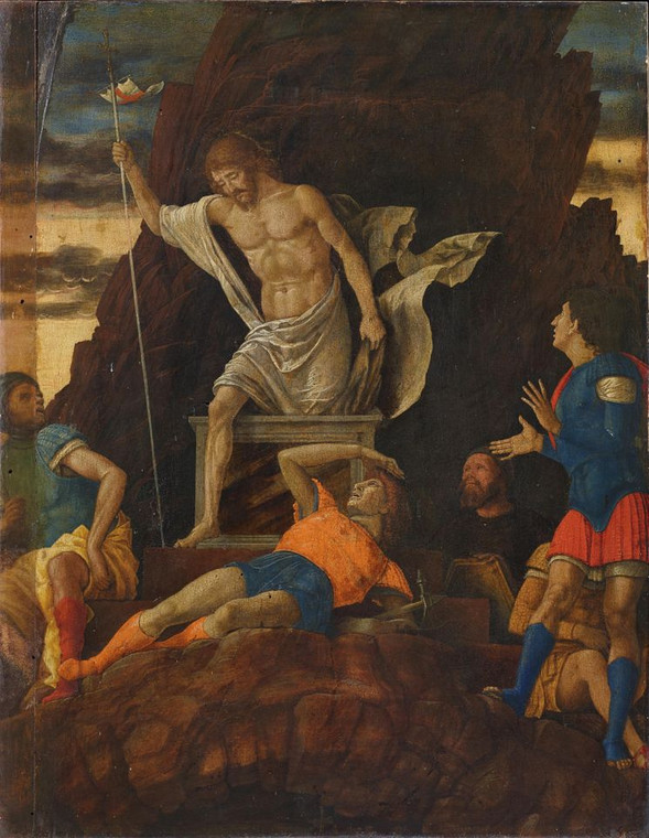 Andrea Mantegna, "Zmartwychwstanie Chrystusa"