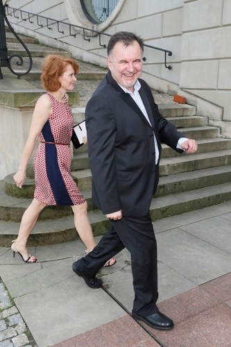 Hirek Wrona z żoną Małgorzatą