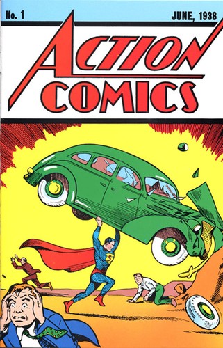 <b>Action Comics #1 – 1,390,000 dolarów</b><br>
Wydany w 1938 roku komiks przedstawia debiutancki występ Supermana.