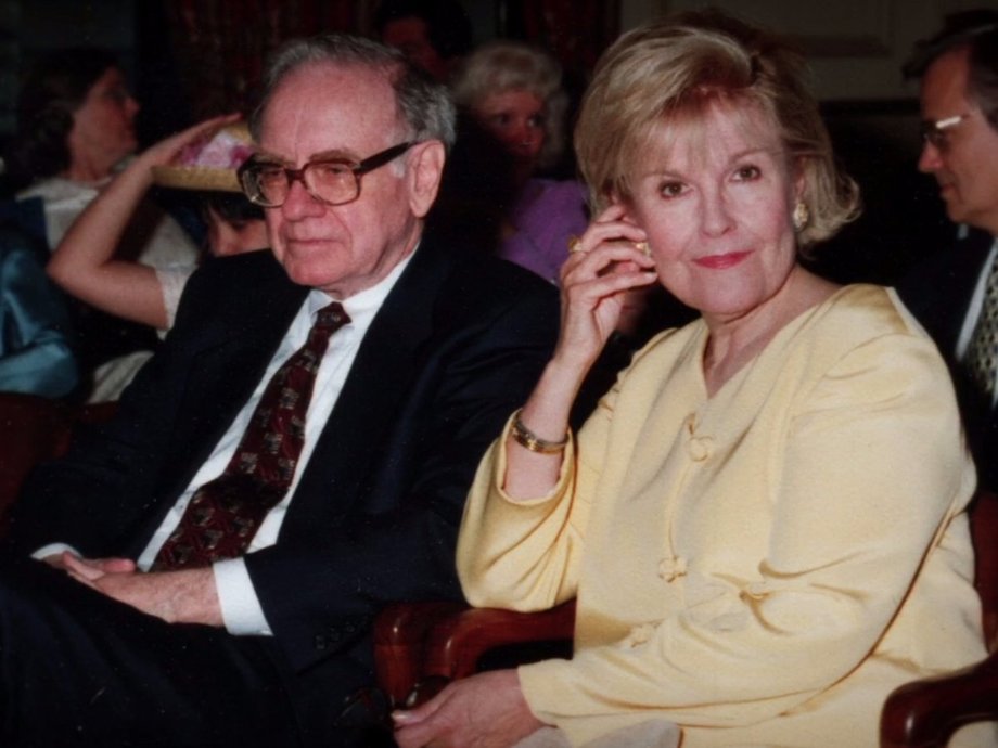 Warren Buffett i jego żona Susan, która zmarła w 2004 r. 