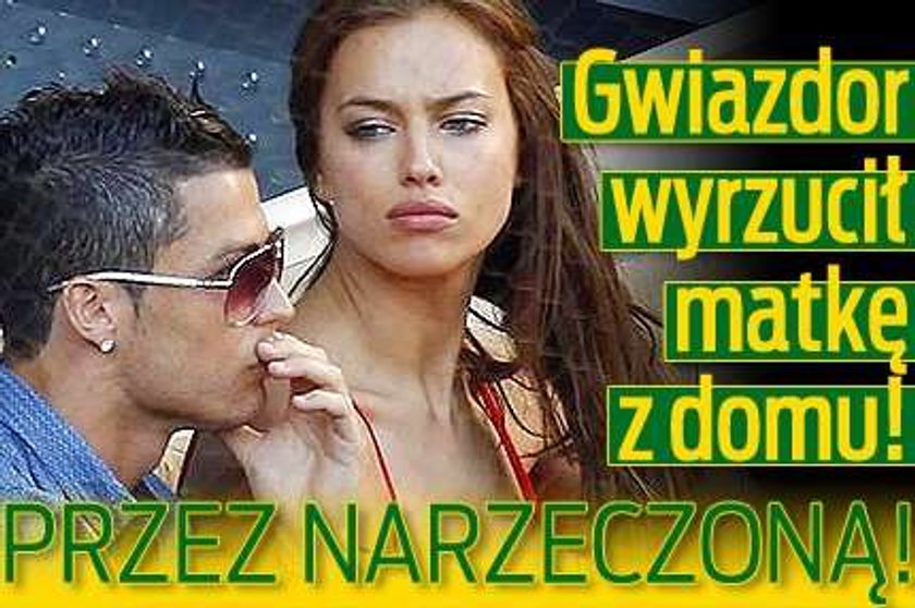 Gwiazdor wyrzucił matkę z domu! Przez babę!