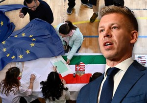 Peter Mađar izbori u Mađarskoj EU zastava