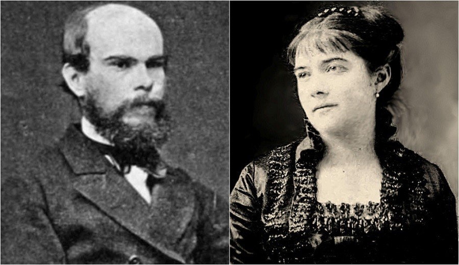 Paul Verlaine i jego żona Matylda