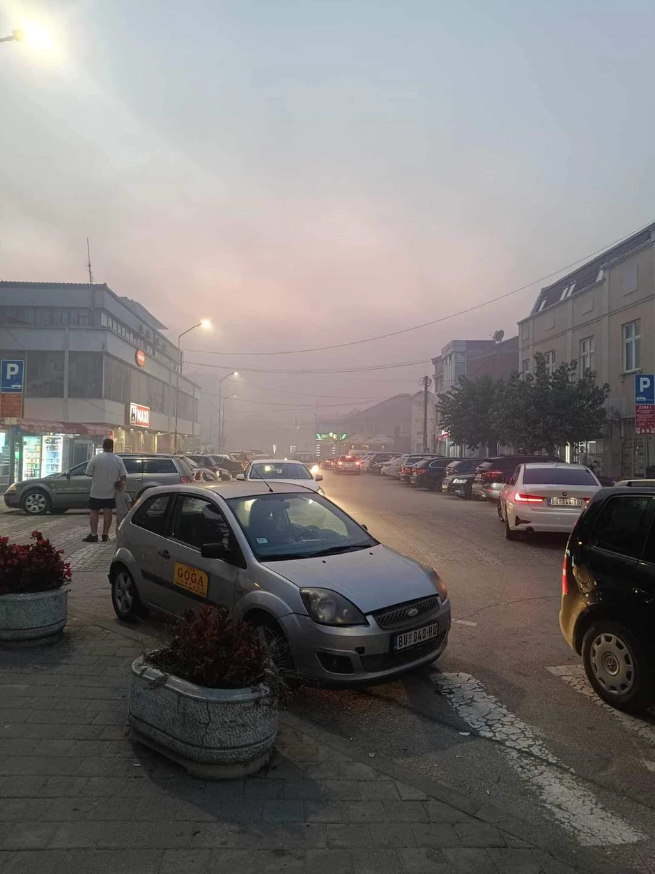 Bujanovac, požar na deponiji