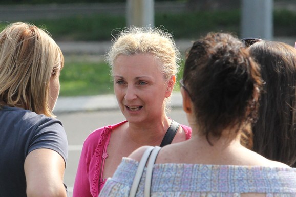 Profesorka Snežana Martić sa roditeljima