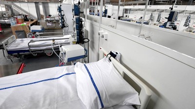 Koronawirus w Polsce. Świętokrzyski Szpital Tymczasowy w Targach Kielce