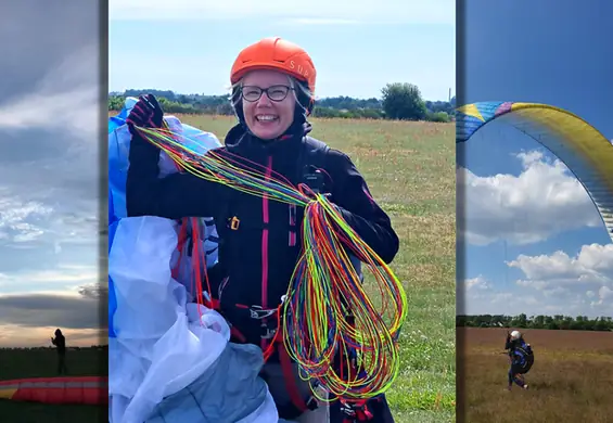 Niepełnosprawność i choroba "dodały im skrzydeł". Na paralotni odnalazły spokój i szczęście