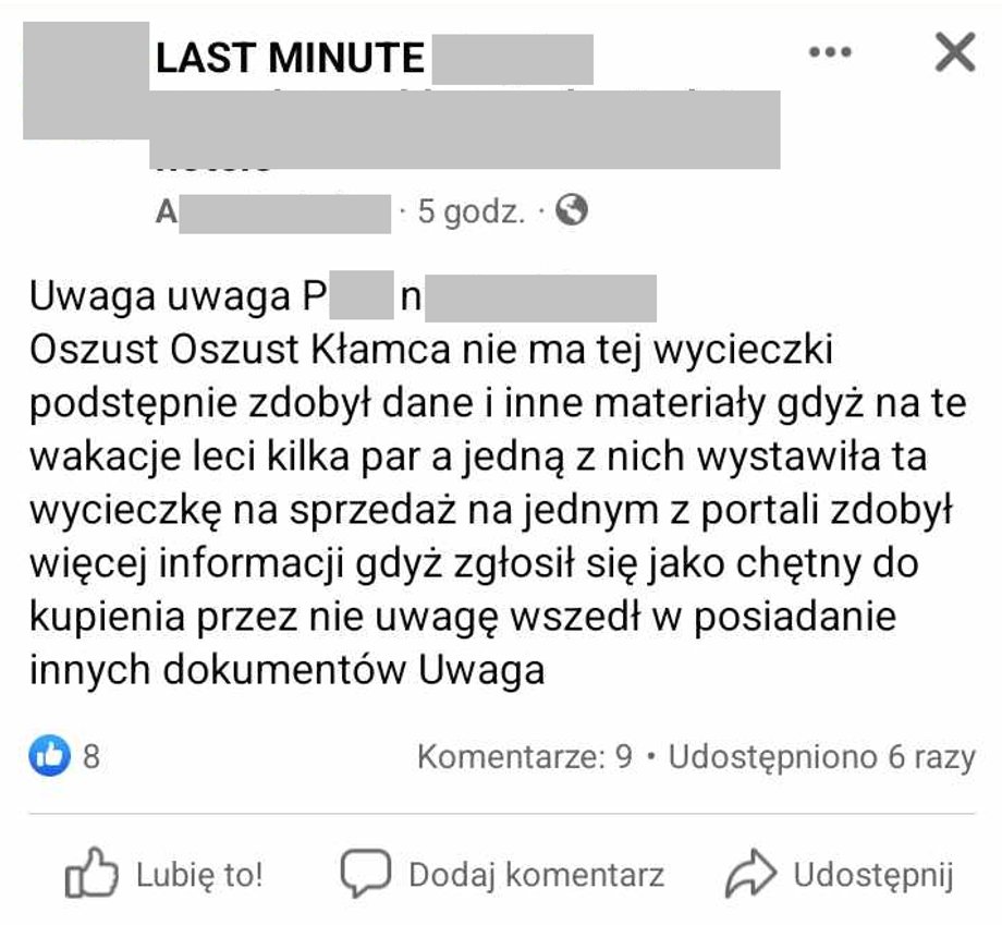 Brak czujności może dla niektórych źle się skończyć. 