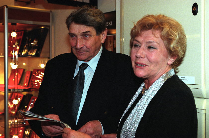 Teresa Lipowska z mężem