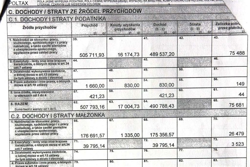 Prezydent zarobił 452 tysiące złotych