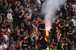 Skandal na Euro 2021. Homofobiczna flaga na trybunach