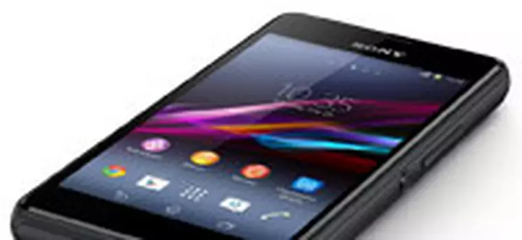 Sony przedstawia smartfon Xperia E1