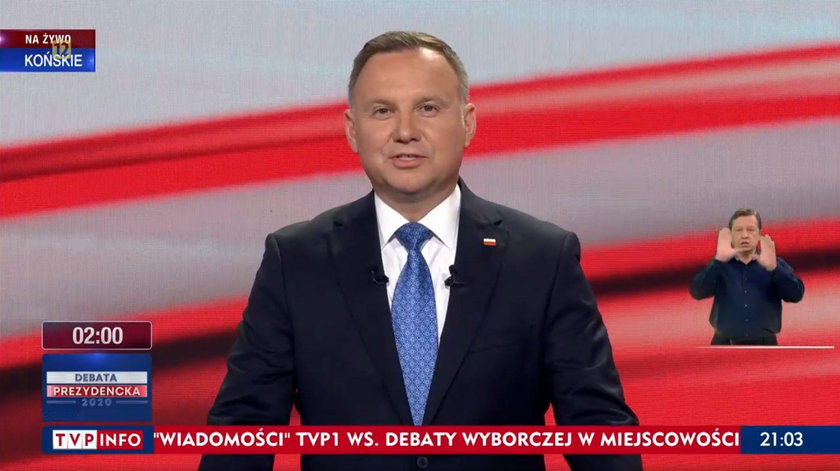 Andrzej Duda w Końskich