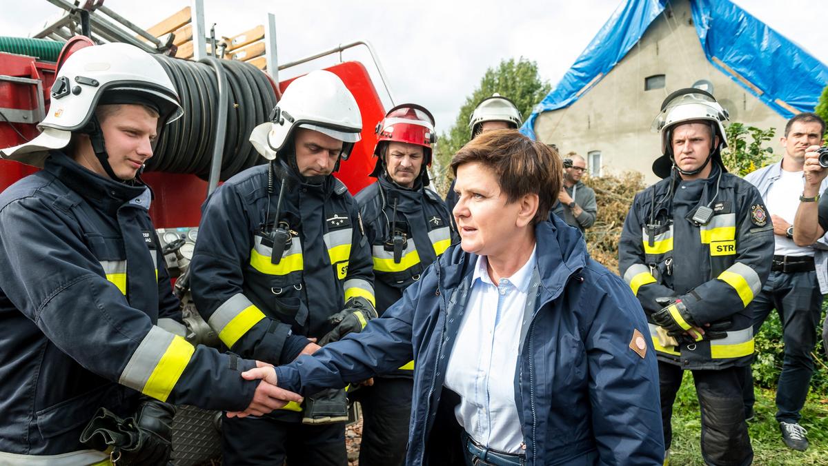 Beata Szydło nawałnice