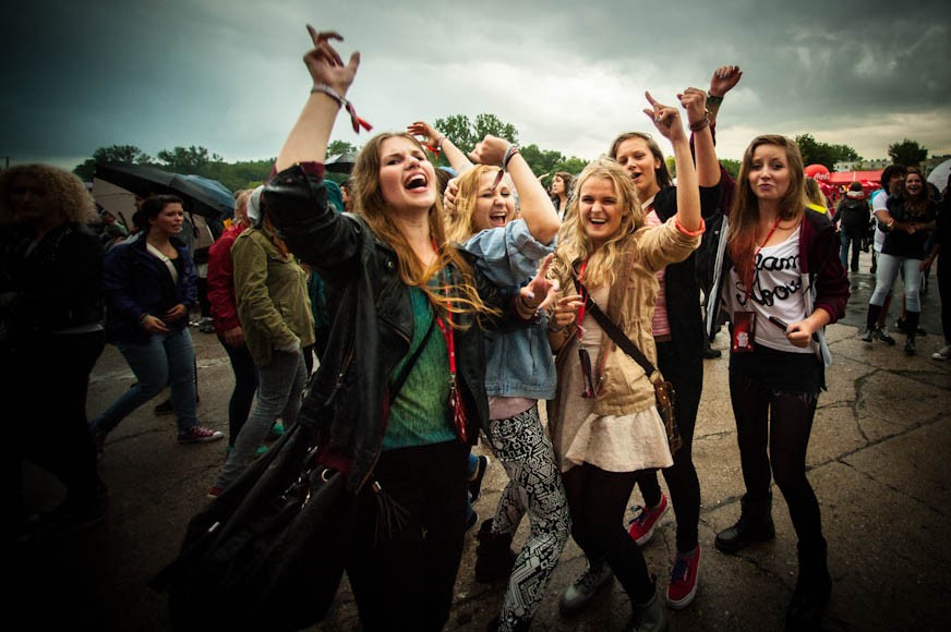 Coke Live Music Festival 2012 - publiczność (fot. Monika Stolarska / Onet)