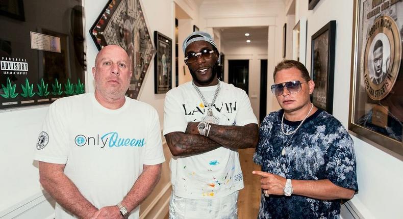 See pictures of Burna Boy getting spotted with Grammy-winning producer, Scott Storch. (TBD)