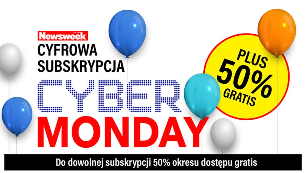 Promocja Cyber MOnday na newsweek.pl