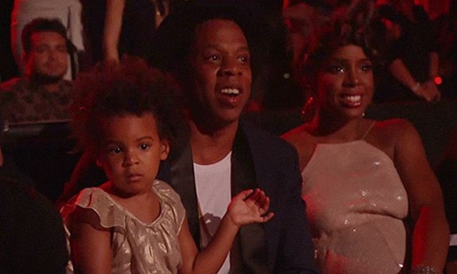 Blue Ivy z tatą gali MTV Video Music Awards 2014