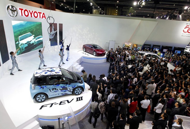 Salon samochodowy w Tajlandii