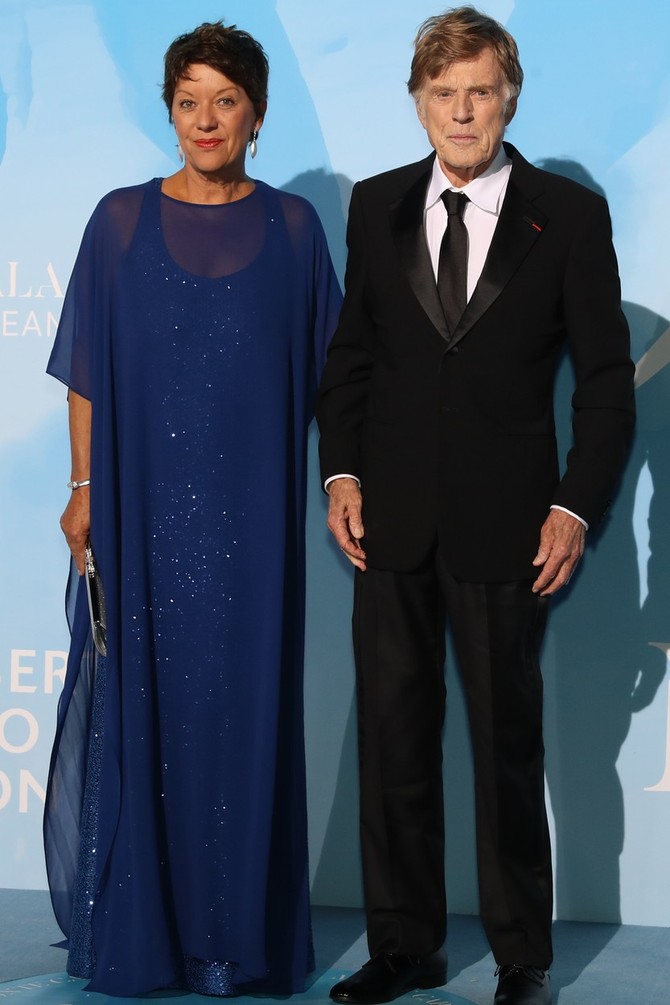 Robert Redford sa suprugom