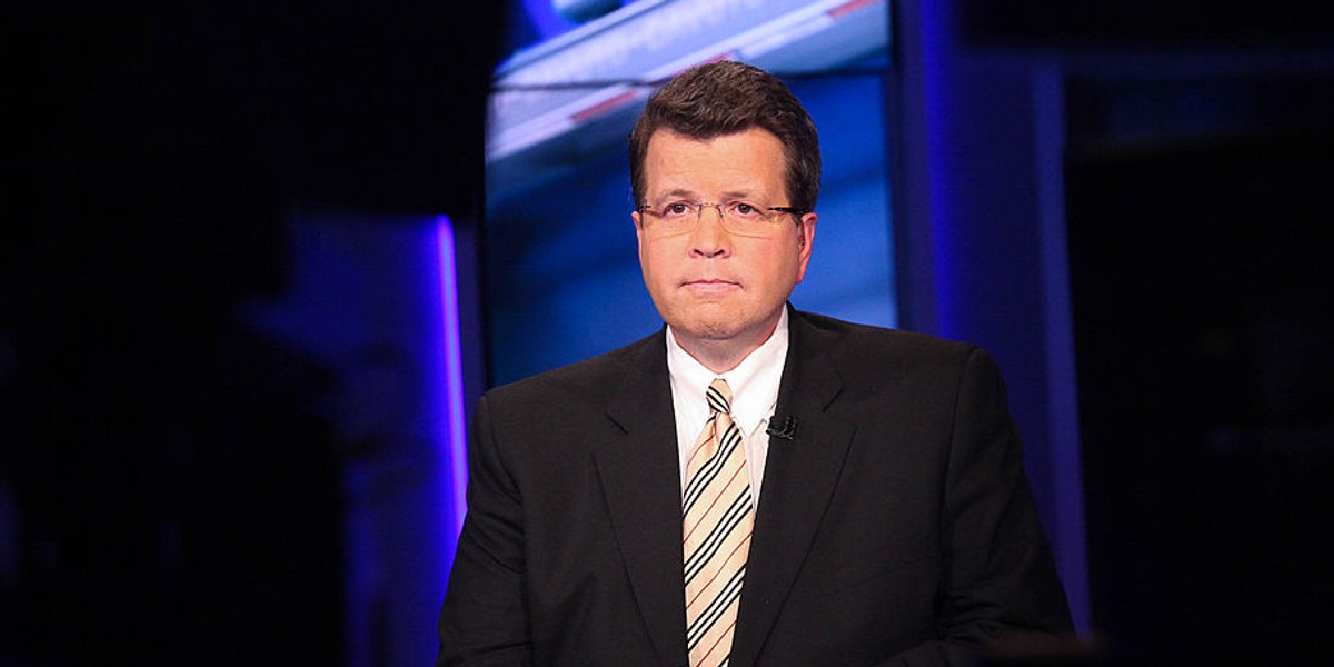 Neil Cavuto hosts "Cavuto" on Fox Business Network at FOX Studios.