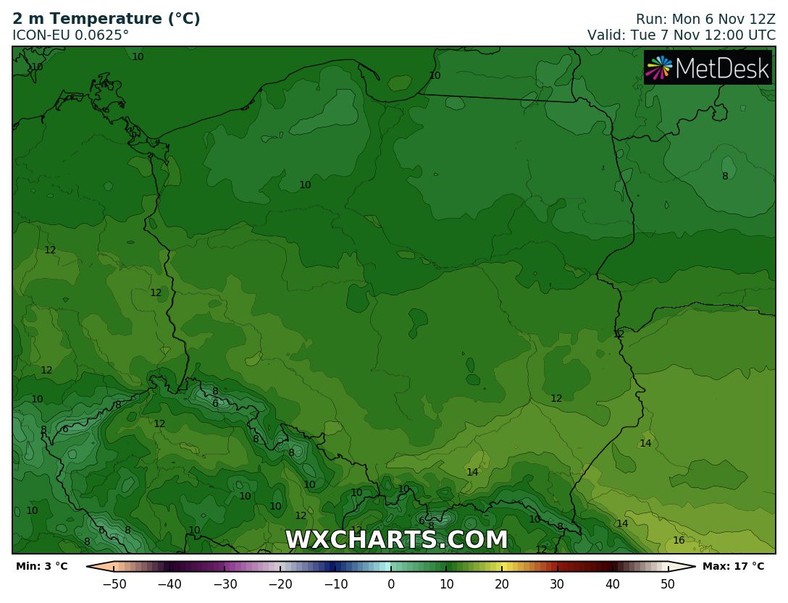 Wtorek najcieplej zapowiada się na południowym wschodzie