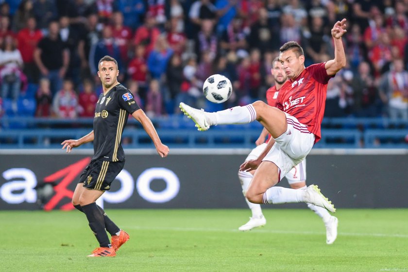 Pilka nozna. Ekstraklasa. Wisla Krakow - Miedz Legnica. 27.07.2018