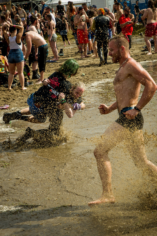 Przystanek Woodstock 2017 - zabawa w błocie