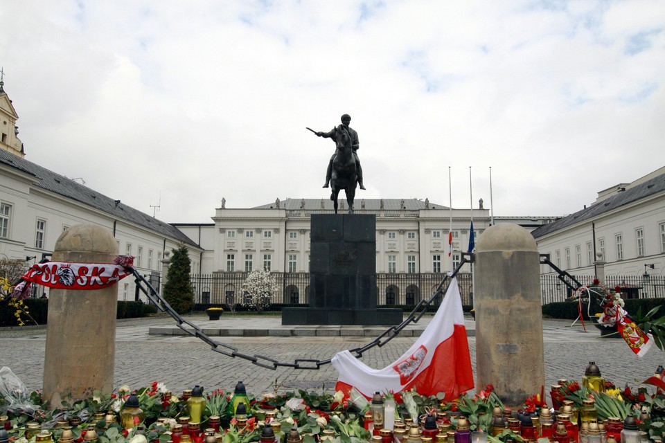 WARSZAWA KATASTROFA SAMOLOTU W SMOLEŃSKU PAŁAC PREZYDENCKI