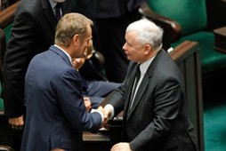 Donald Tusk i Jarosław Kaczyński