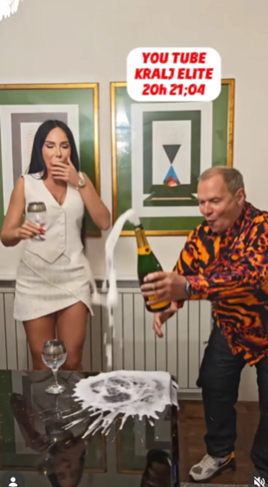 Aleksandra došla u vilu kod Karića