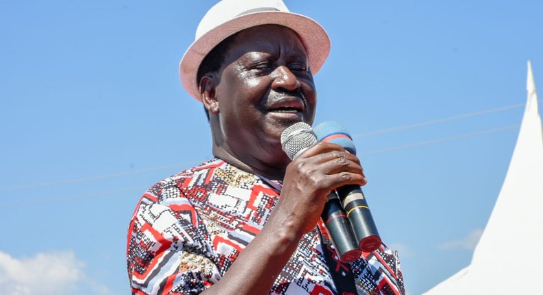 Former Prime Minister Raila Odinga