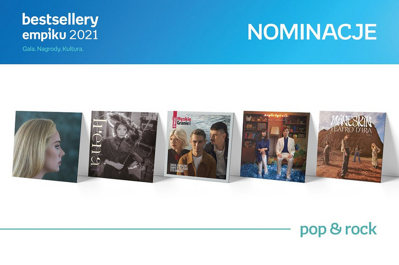 Bestsellery Empiku 2021. Znamy nominowanych w kategorii pop & rok (muzyka)