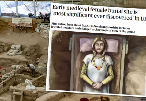Niezwykłe odkrycie brytyjskich archeologów. Unikatowe klejnoty w grobie kobiety z 650 r.