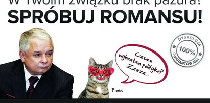 Skandal! Zdjęcie Kaczyńskiego z kotem zachęca do zdrady!