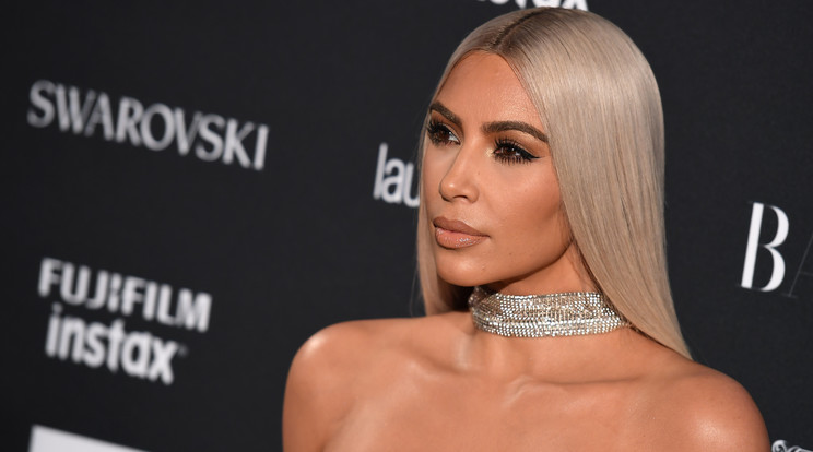 Először jelent meg nyilvánosan harmadik gyermekével Kim Kardashian /Fotó: AFP