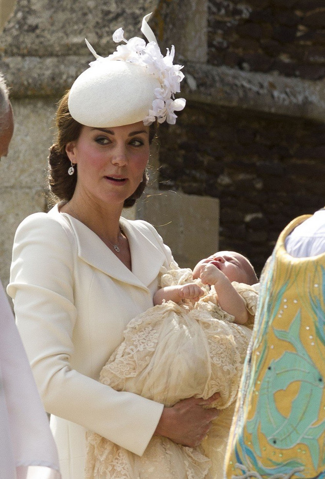 Na krštenju princeze Šarlot Elizabet Dajane 2015. godine
