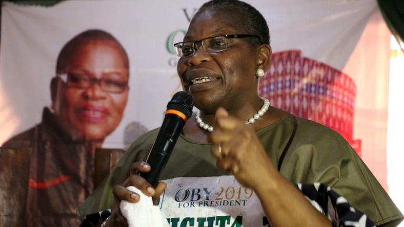 Oby Ezekwesili is a former education minister and ex-World Bank vice-president