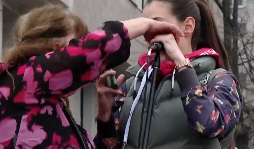 Incident tokom govora na Slaviji