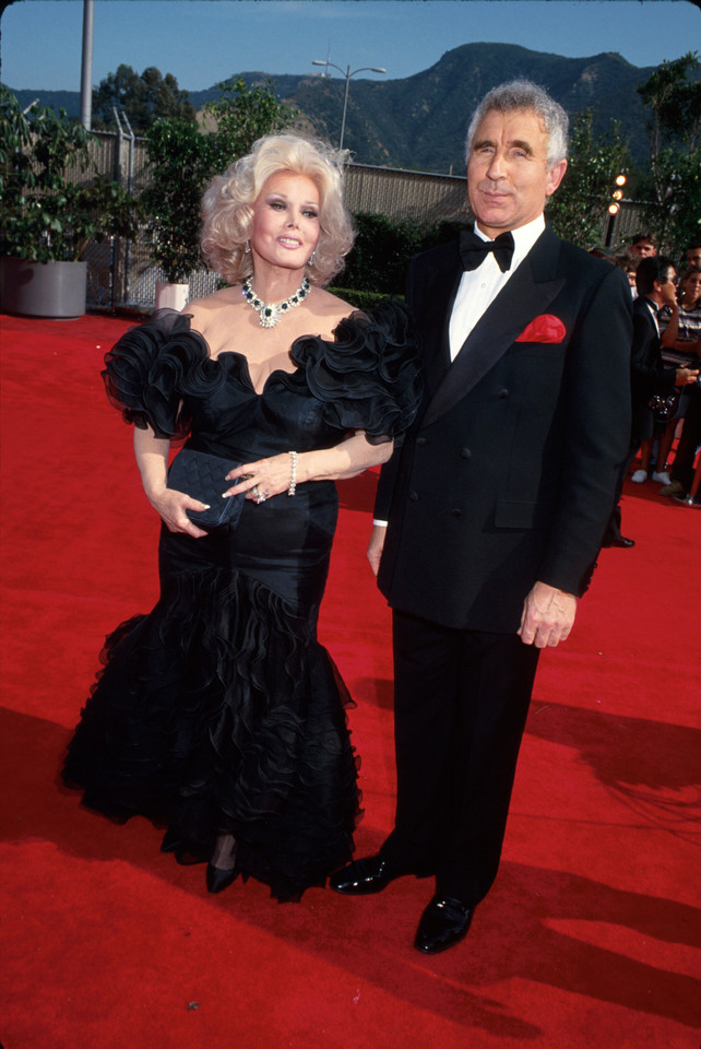 Zsa Zsa Gabor i jej mąż książę Frederick von Anhalt, 1993 r.